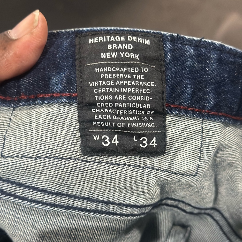 Heritage Men’s Indigo Blue Denim Jeans